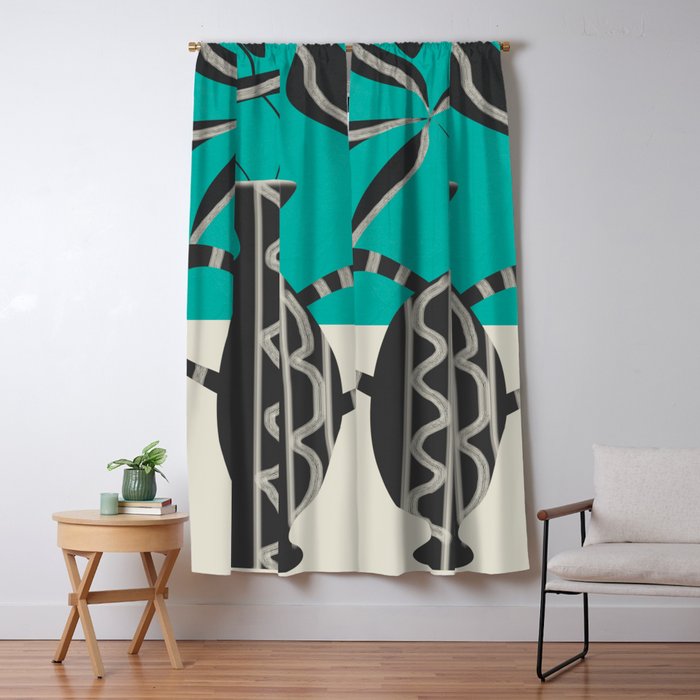 Minimalist Flora 7 Window Curtain Gallery Image 5