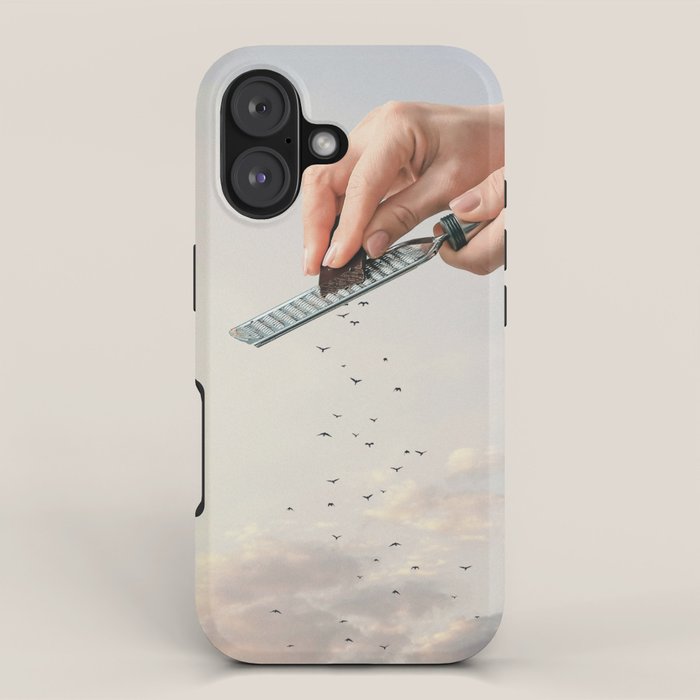 Garnished Flock - Flying Chocolate Birds iPhone Case Gallery Image 1