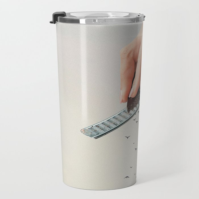 Garnished Flock - Flying Chocolate Birds Travel Mug Gallery Image 3