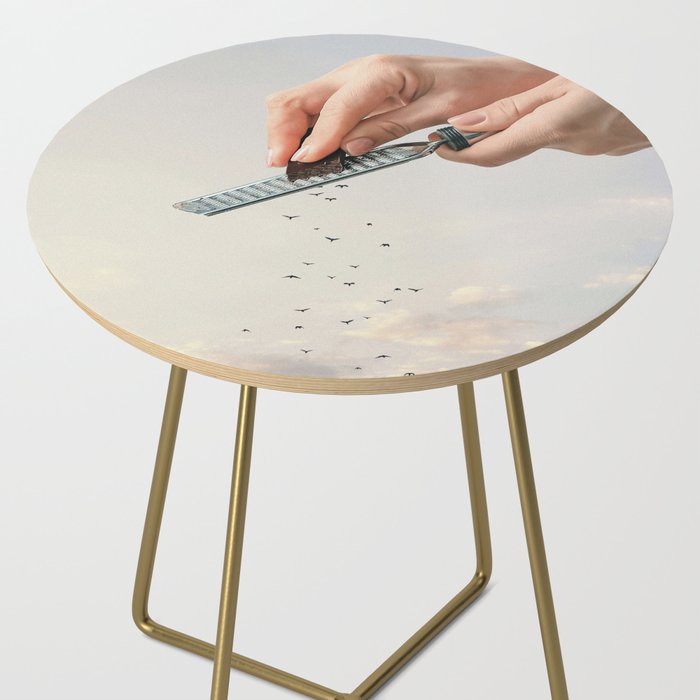 Garnished Flock - Flying Chocolate Birds Side Table Gallery Image 2