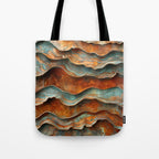 Rustique Orbita Abstract Tote Bag Gallery Image 1