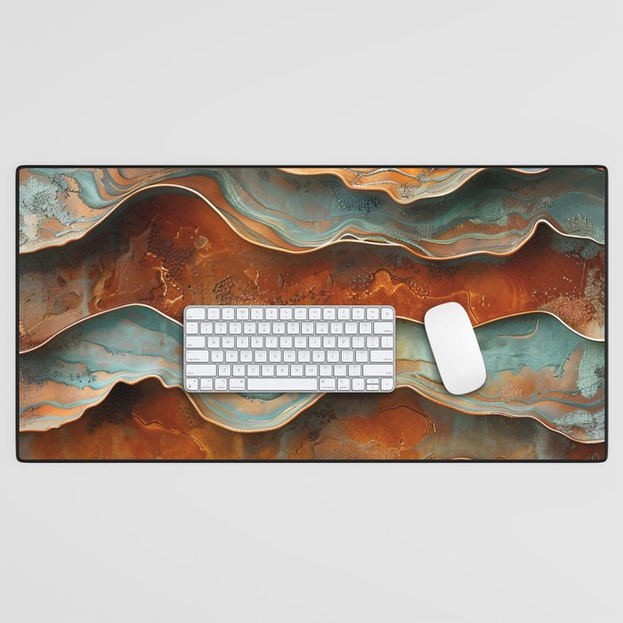 Rustique Orbita Abstract Desk Mat Gallery Image 1