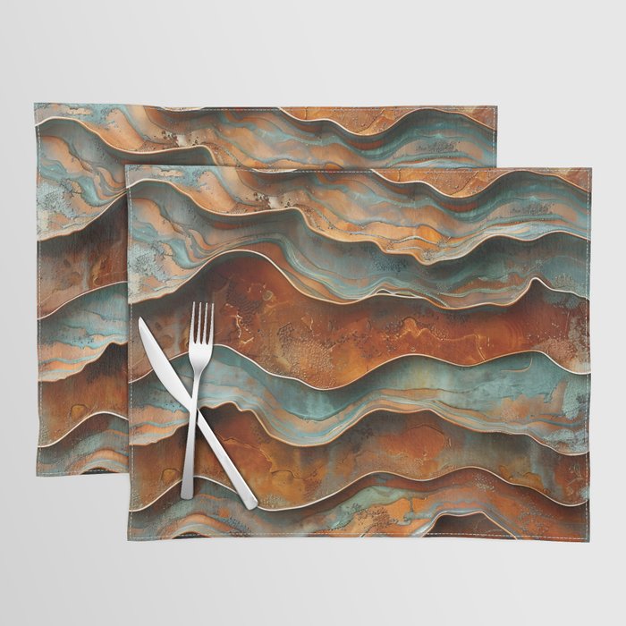 Rustique Orbita Abstract Placemat Gallery Image 1