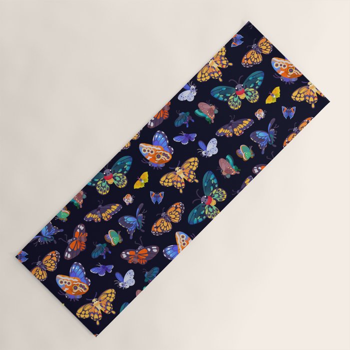 Butterflies Day Yoga Mat Gallery Image 1