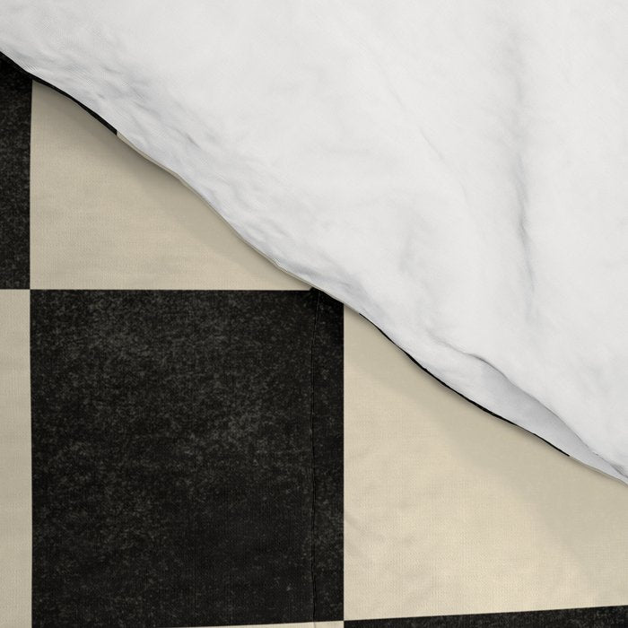 Checkers - Black and Cream Comforter Gallery Image 4