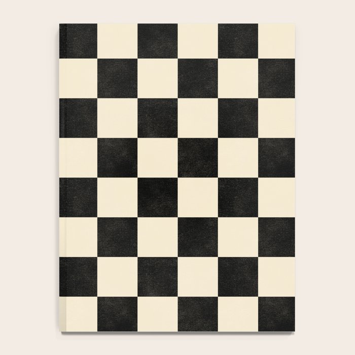 Checkers - Black and Cream Notebook Gallery Image 4