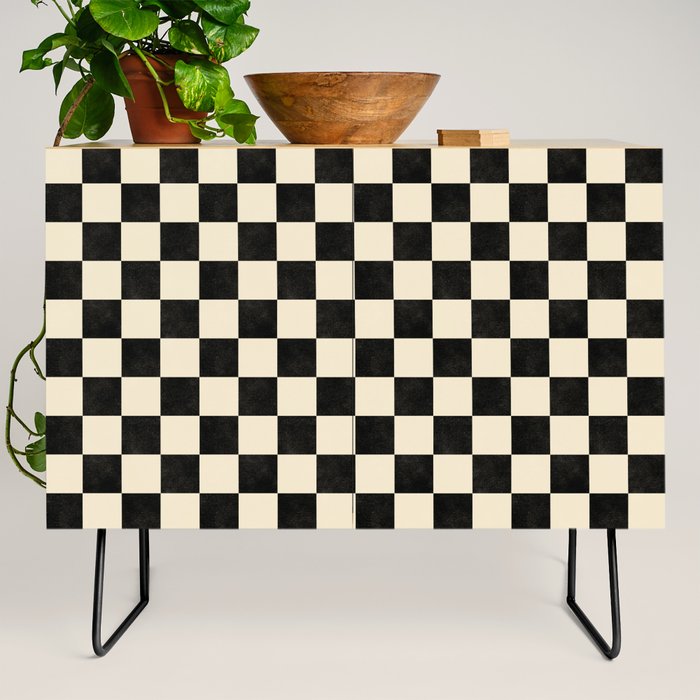 Checkers - Black and Cream Credenza Gallery Image 2
