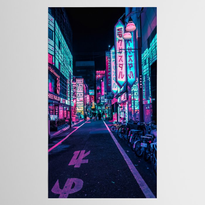 A Neon Wonderland called Tokyo Tablecloth Gallery Image 2