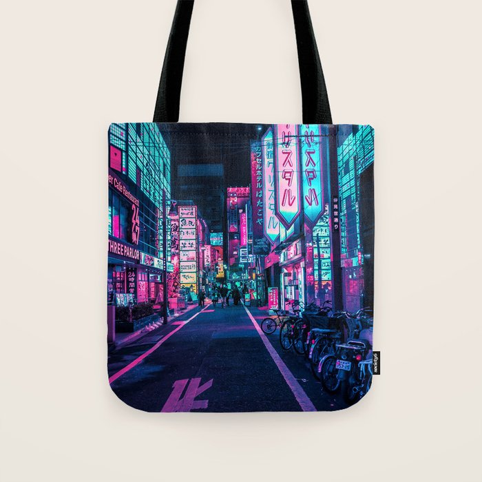 A Neon Wonderland called Tokyo Tote Bag Gallery Image 1