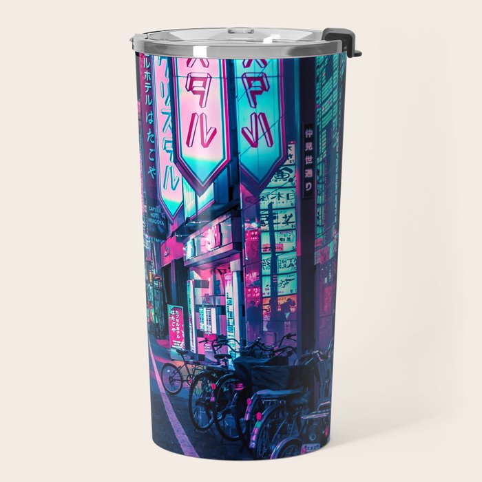 A Neon Wonderland called Tokyo Travel Mug Gallery Image 2