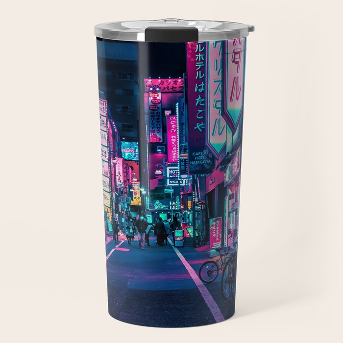 A Neon Wonderland called Tokyo Travel Mug Gallery Image 1