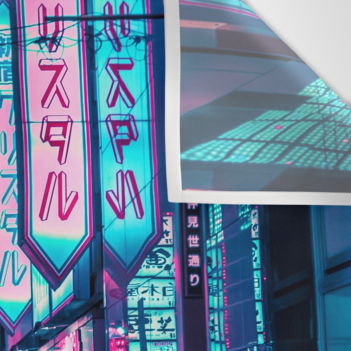 A Neon Wonderland called Tokyo Wall Tapestry Gallery Image 3