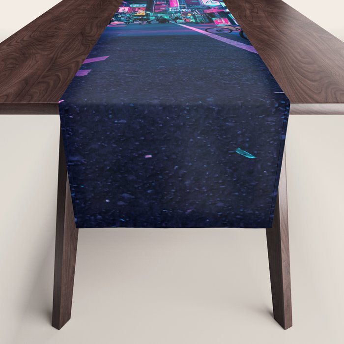 A Neon Wonderland called Tokyo Table Runner Gallery Image 1