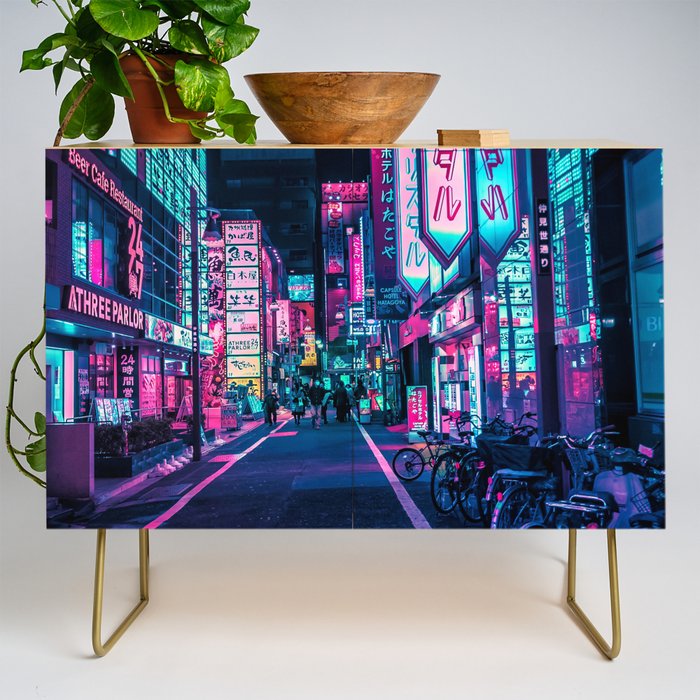 A Neon Wonderland called Tokyo Credenza Gallery Image 1