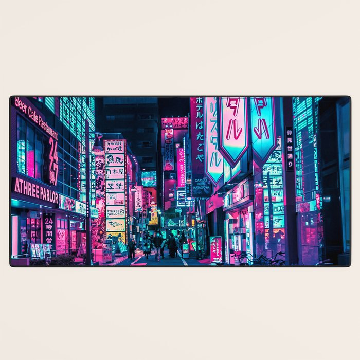 A Neon Wonderland called Tokyo Desk Mat Gallery Image 3