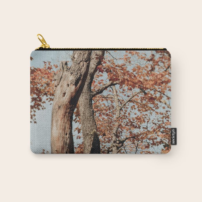 Russet - autumn tree photograph fall colors travel cottagecore Carry All Pouch Gallery Image 1