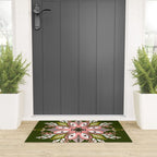 Psychedelic Mandala - Sage & Pink Welcome Mat Gallery Image 3