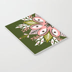 Psychedelic Mandala - Sage & Pink Notebook Gallery Image 3