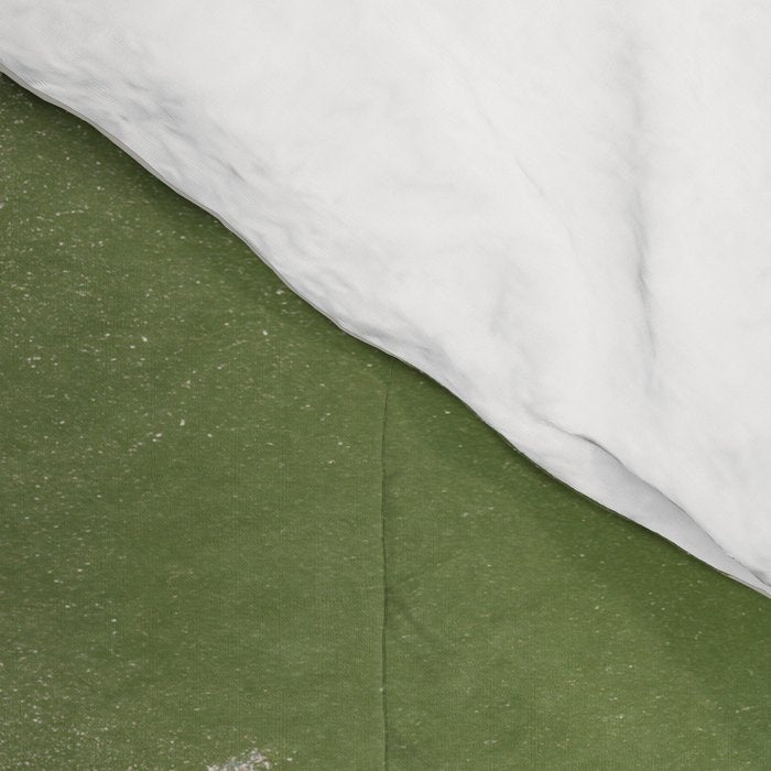 Abstract Paint Form 1 - Green Comforter Gallery Image 4