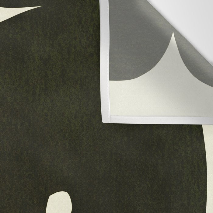 Abstract composition A01-black Wall Tapestry Gallery Image 3
