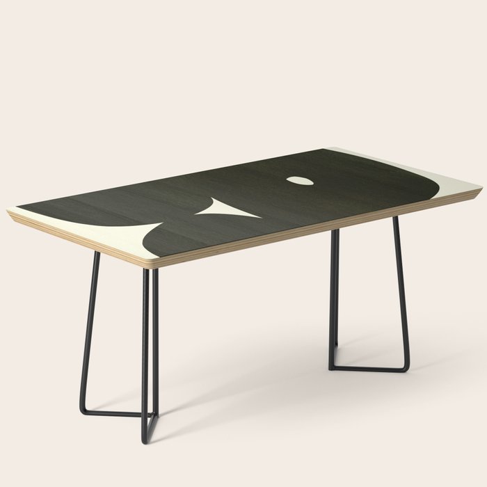 Abstract composition A01-black Coffee Table Gallery Image 1