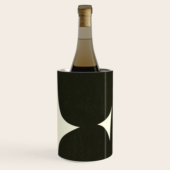 Abstract composition A01-black Wine Chiller Gallery Image 2