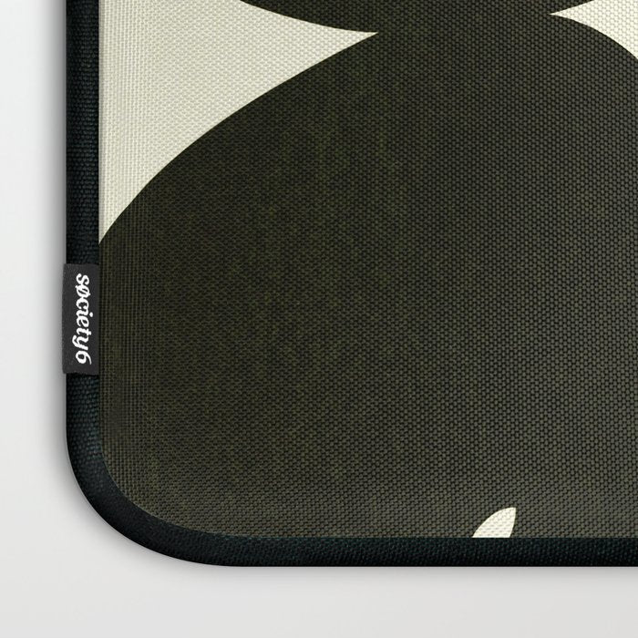 Abstract composition A01-black Laptop Sleeve Gallery Image 3