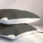 Abstract composition A01-black Pillow Sham Gallery Image 3