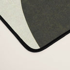 Abstract composition A01-black Desk Mat Gallery Image 4