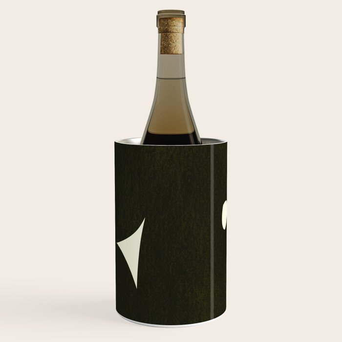 Abstract composition A01-black Wine Chiller Gallery Image 1