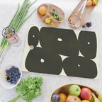 Abstract composition A01-black Cutting Board Gallery Image 2
