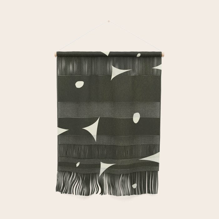 Abstract composition A01-black Wall Hanging Gallery Image 1
