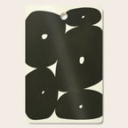 Abstract composition A01-black Cutting Board Gallery Image 1
