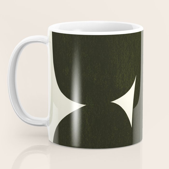 Abstract composition A01-black Coffee Mug Gallery Image 3