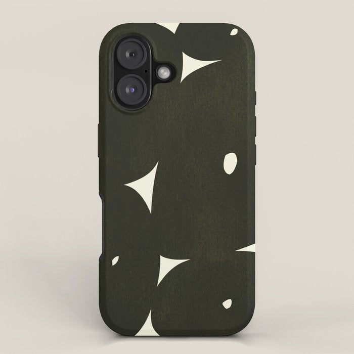 Abstract composition A01-black iPhone Case Gallery Image 1