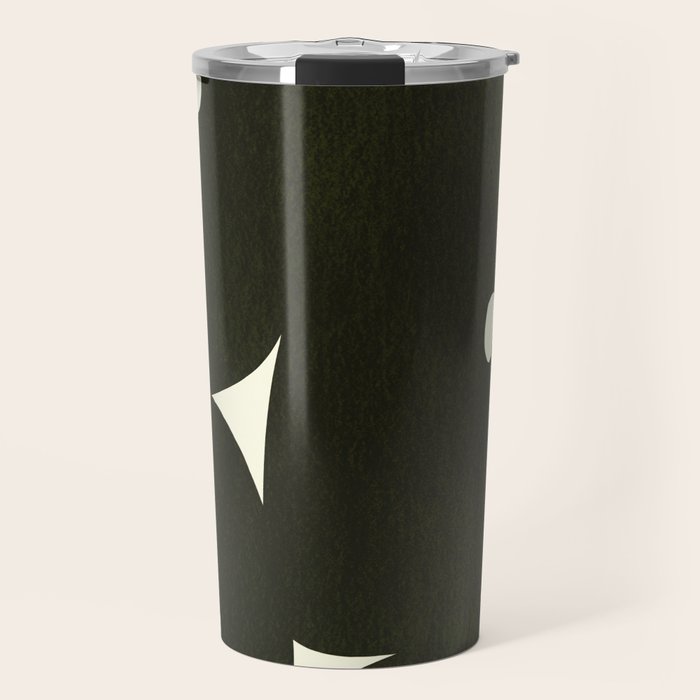 Abstract composition A01-black Travel Mug Gallery Image 1