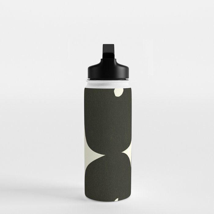 Abstract composition A01-black Water Bottle Gallery Image 3
