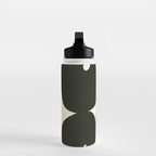 Abstract composition A01-black Water Bottle Gallery Image 3