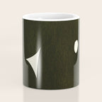 Abstract composition A01-black Coffee Mug Gallery Image 4