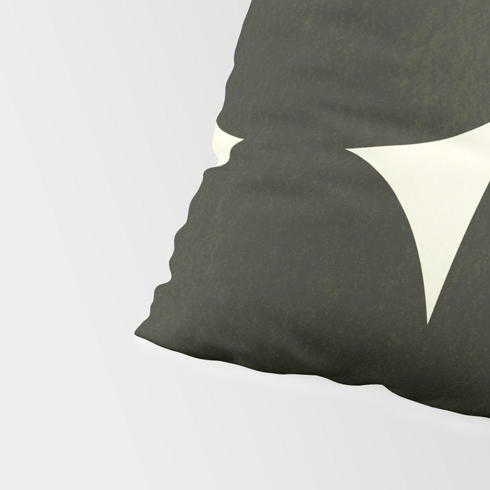 Abstract composition A01-black Pillow Sham Gallery Image 4