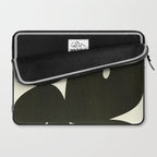 Abstract composition A01-black Laptop Sleeve Gallery Image 2