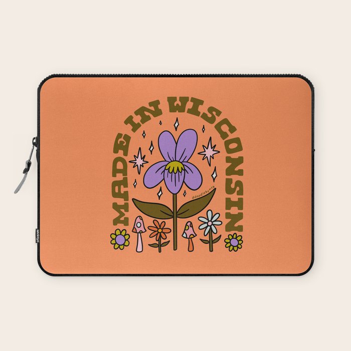 Made In Wisconsin Laptop Sleeve Gallery Image 1