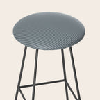 Minimal Arch XLVII Neutral Grey Blue Modern Geometric Lines Stool Gallery Image 2