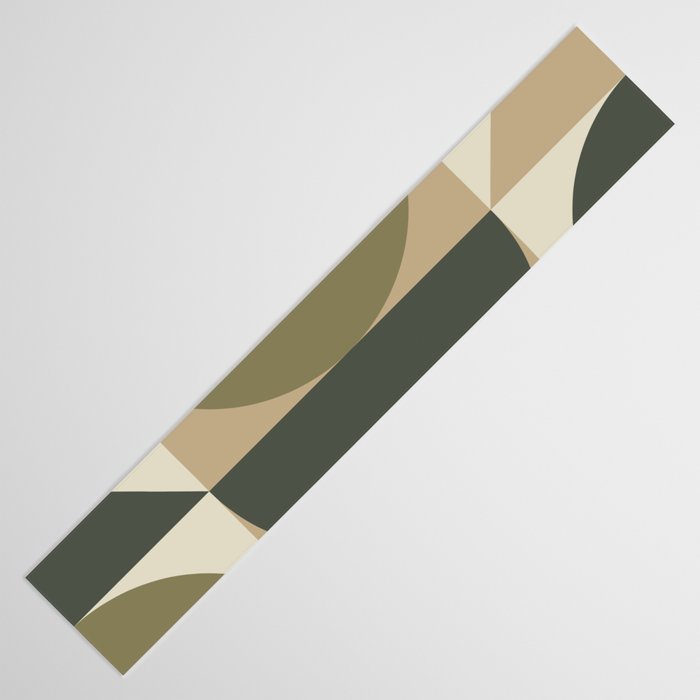 Abstract Scandinavian Art 342 Mid Century Modern Table Runner Gallery Image 3