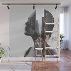 City 2 Wall Mural Gallery Image 1