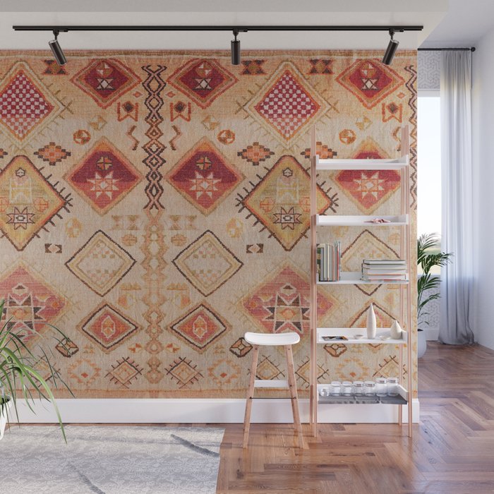 Traditional Oriental Desert Bohemian Moroccan Style  Wall Mural Gallery Image 1