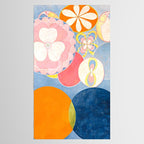 Hilma af Klint "The Ten Largest, No. 02, Childhood, Group IV" Tablecloth Gallery Image 2