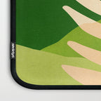 Sunny Palm Frond in Orange and Green Laptop Sleeve Gallery Image 3
