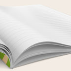 Sunny Palm Frond in Orange and Green Notebook Gallery Image 2