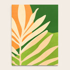 Sunny Palm Frond in Orange and Green Notebook Gallery Image 4